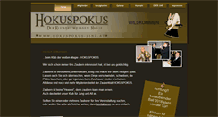 Desktop Screenshot of hokuspokus-linz.at